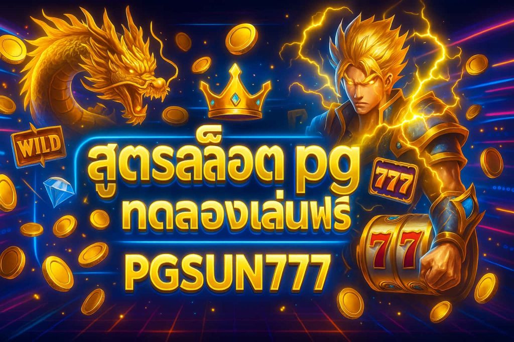 สูตรสล็อต pg ทดลองเล่นฟรี