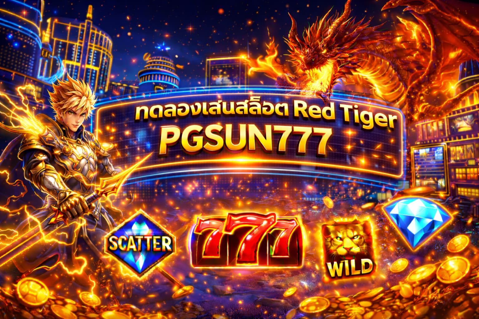 ทดลองเล่นสล็อต Red Tiger